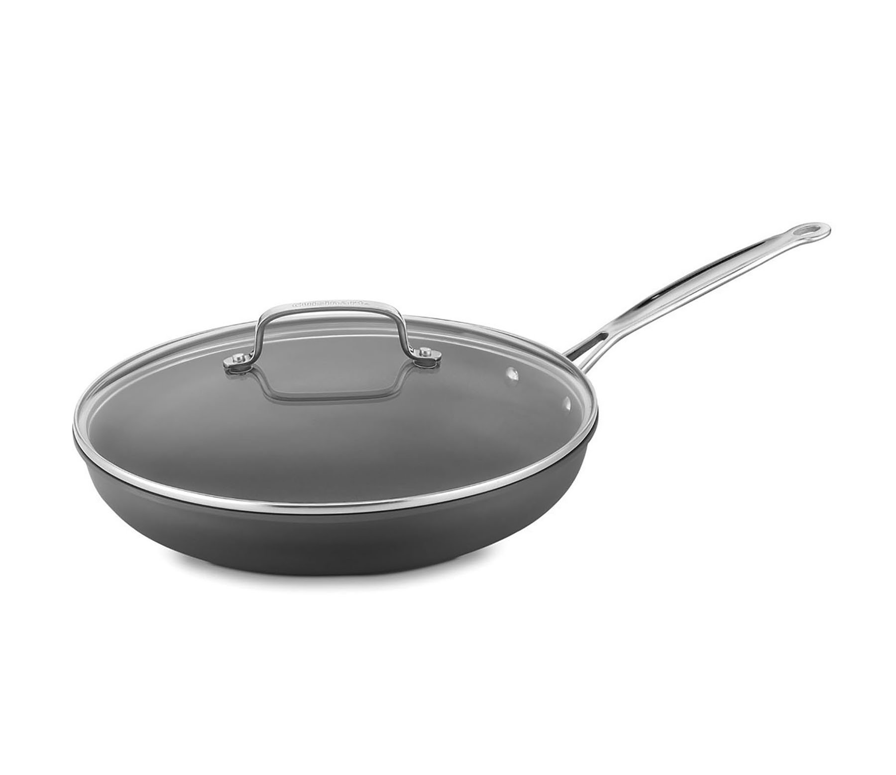 large non stick frying pan with lid