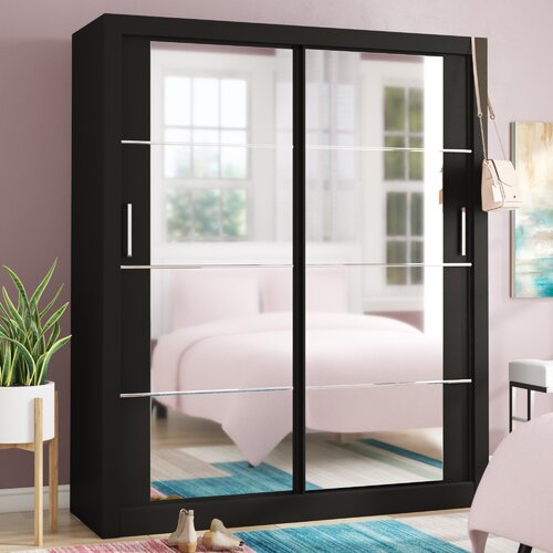 Brayden Studio Tengan 2 Door Wardrobe & Reviews | Wayfair.co.uk