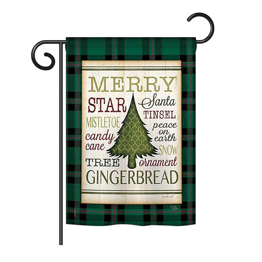 Breeze Decor Oh Christmas Tree Winter Seasonal Impressions 2 Sided 19 X 13 In Garden Flag Wayfair