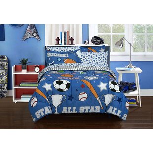 football twin bed set