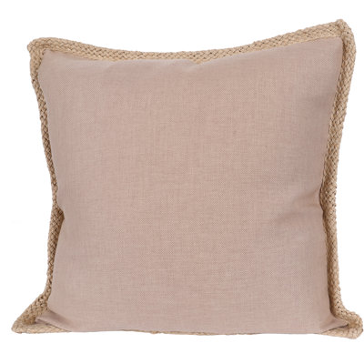 Breakwater Bay Aramantha Feathers Throw Pillow Colour: Sand
