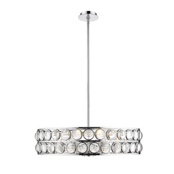 Orren Ellis Dorcaster 6 Light Unique Statement Drum Chandelier Wayfair