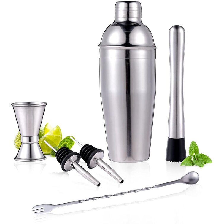 Bar Cocktail Shaker Set Kit Tools Mixer Drink Bartender Martini Stainless Steel 