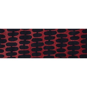 Nova Red/Black Area Rug