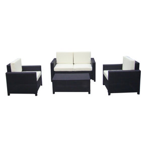 4-tlg. Sofa-Set mit Kissen von IHP24