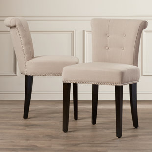 Cyrus Parsons Upholstered Dining Chair (Set of 2) by Alcott Hill