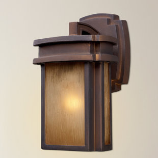 Go to store & view more images Carriage Club 1-Light Outdoor Wall Lantern by Loon Peak