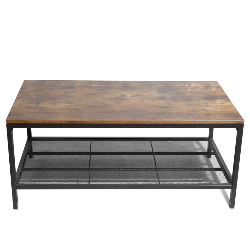 Industrial Lodge Home Industrial Coffee Table With Storage