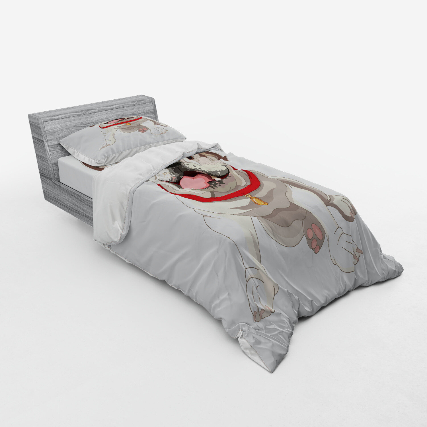 East Urban Home English Bulldog Duvet Cover Set Wayfair