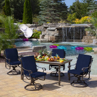 Bay Isle Home Cheryl High Back Balmoral Tropical Opal Outdoor Lounge Chair Cushion Wayfair