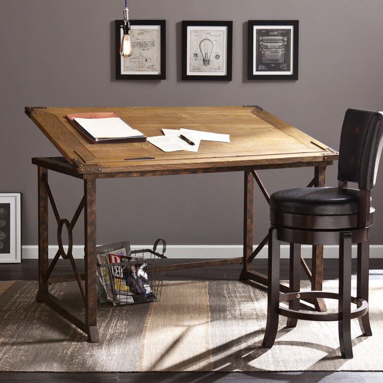 wayfair solid wood drafting table