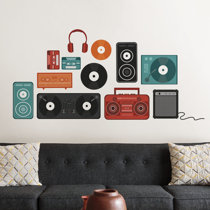 Entertainment Themed Wall Decals You Ll Love In 2021 Wayfair
