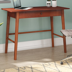 Go to store & view more images Conrad Solid Wood Writing Desk by Langley Street