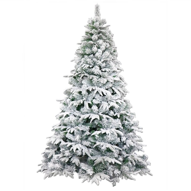 4 6FT CHRISTMAS TREE ARTIFICIAL DELUXE XMAS PINE BRANCHES GREEN WHITE BLACK