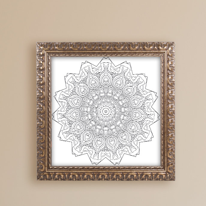Trademark Art Mixed Coloring Book 30 By Kathy G Ahrens Framed Graphic Art Wayfair