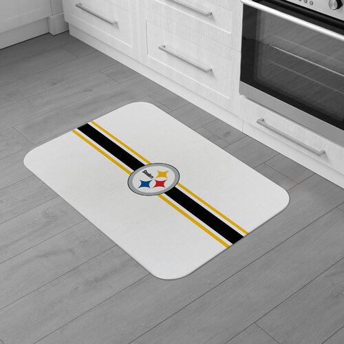 Fanmats Pittsburgh Nfl Steelers Burlap Comfort Anti Fatigue Mat