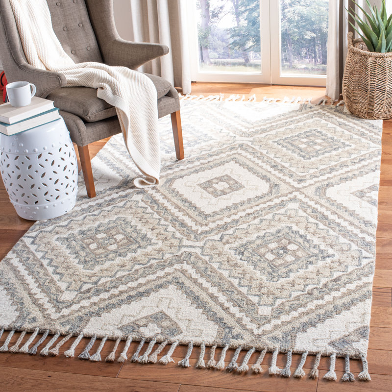 Bungalow Rose Gooden Hand-Tufted Wool Taupe/Ivory Area Rug ... (800 x 800 Pixel)
