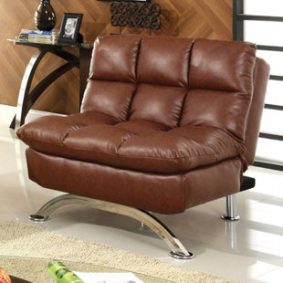 Go to store & view more images Ivy Bronx Gardener Leatherette Upholstered Lounge Chair