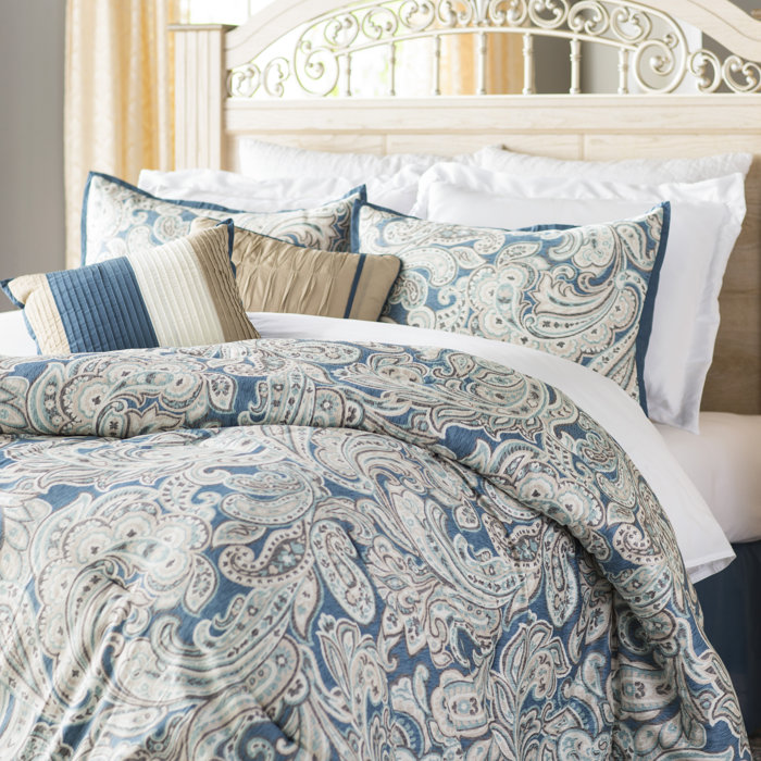 Three Posts Bridgnorth Reversible Comforter Set Reviews Wayfair Ca
