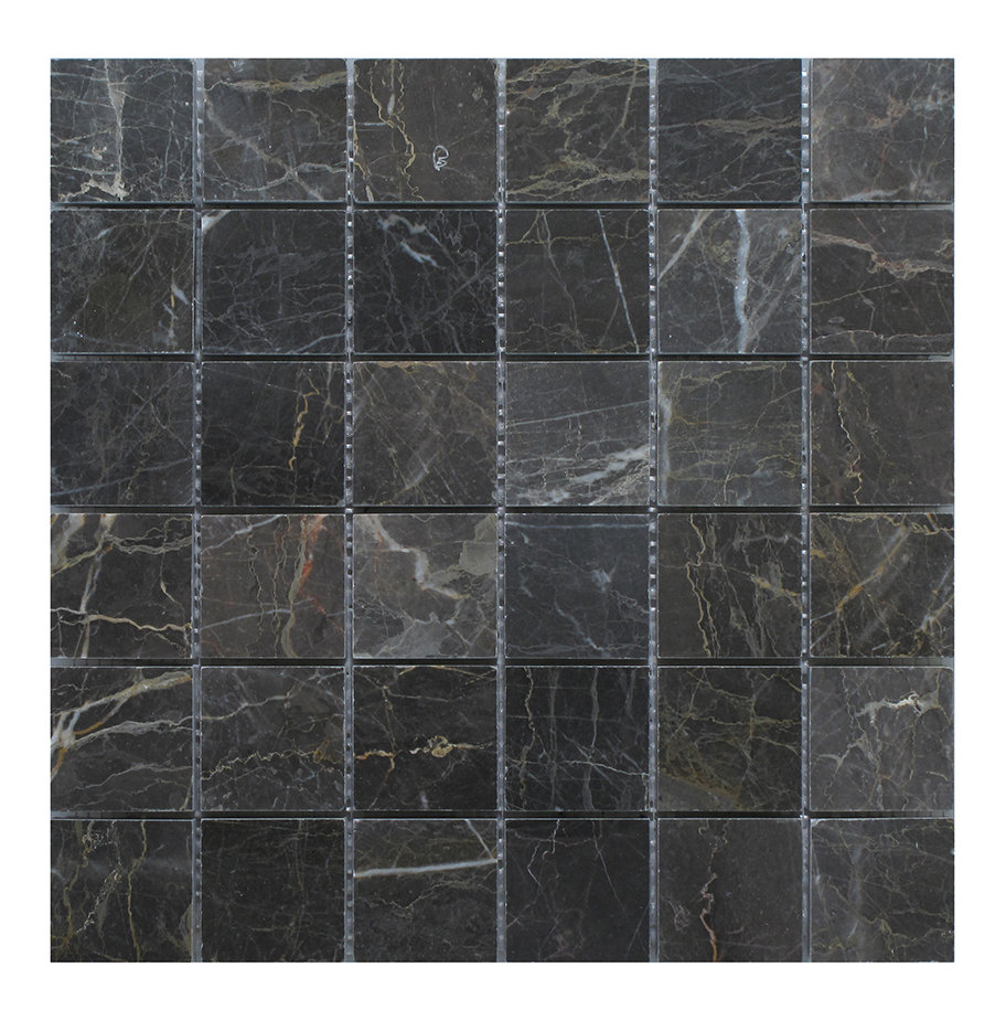Seven Seas Nevada 2 X Marble Mosaic Tile In Dark Gray Wayfair