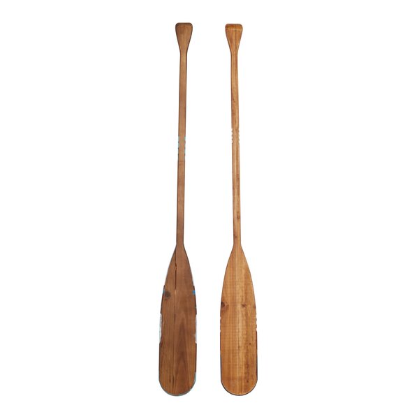 NEW 54" Long Wooden Boat Canoe Oars Paddles Set of 2 Great Pair Ready to Use! 