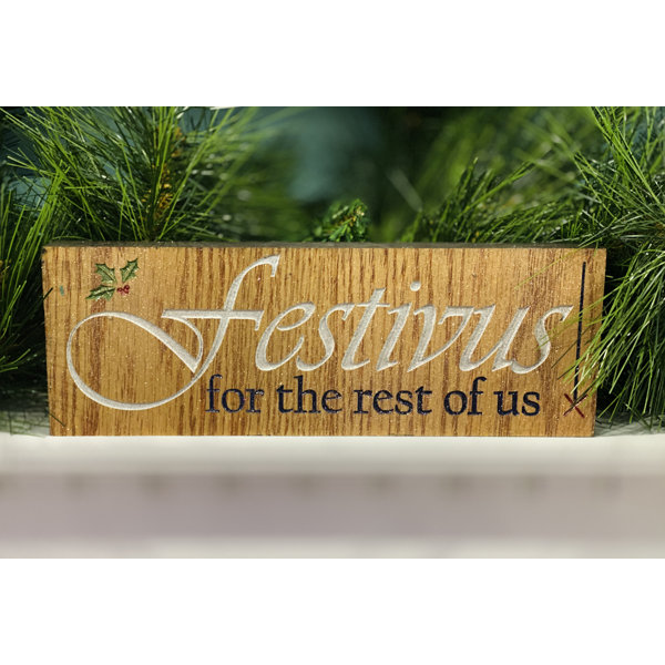 Holiday Mantle Sign Wayfair