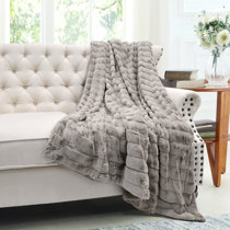 susiyo Blue Grid Mosaic Throw Blanket 50x60 inch Soft Lightweight Decor Sofa Couch Blanket for All Season