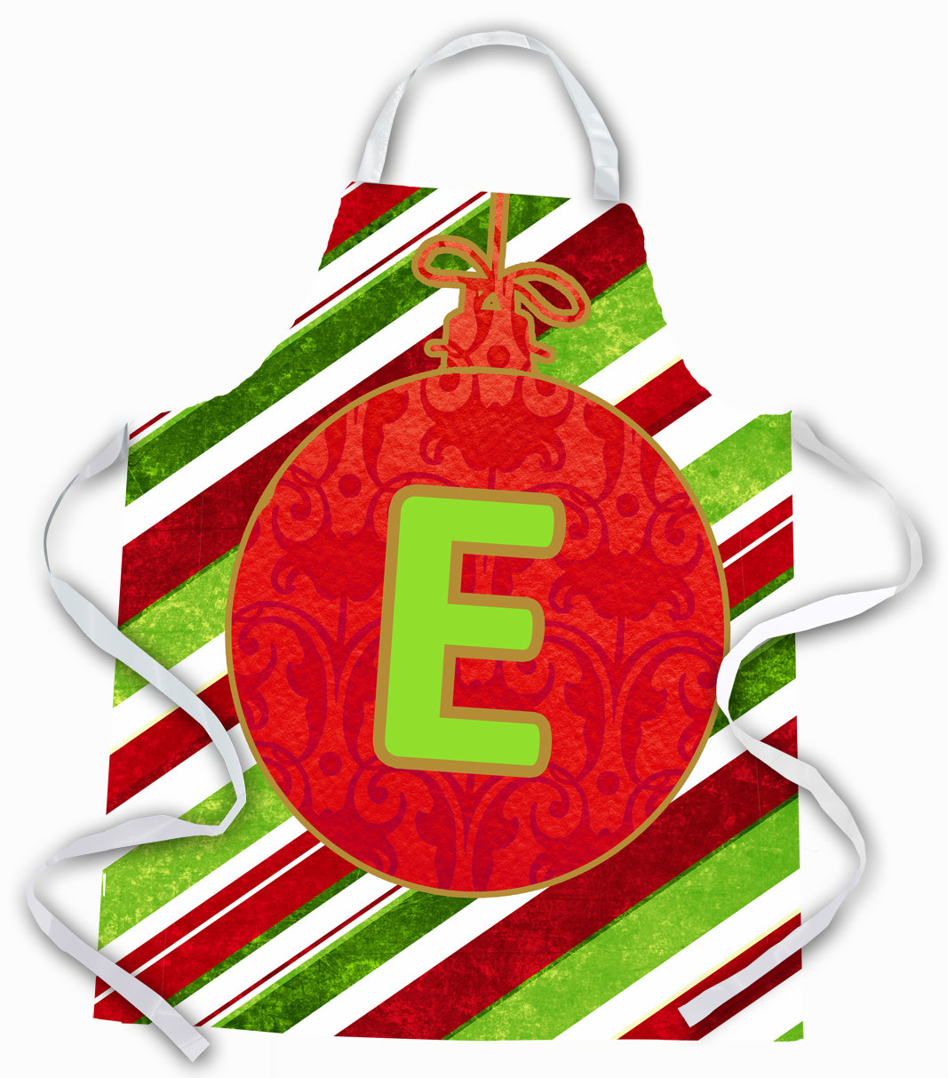 The Holiday Aisle Christmas Ornament Holiday Initial Letter E Apron Wayfair