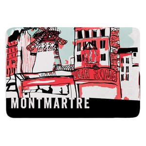 Montmartre by Theresa Giolzetti Bath Mat