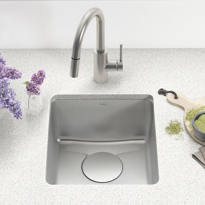 Dex Series 19 L X 17 W Undermount Bar Sink