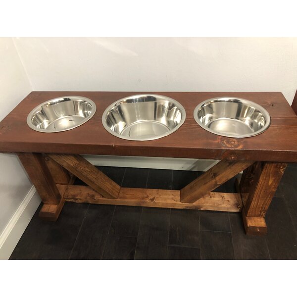 Non Toxic And Eco Friendly Raised Dog Bowl 7 Tall Small Single