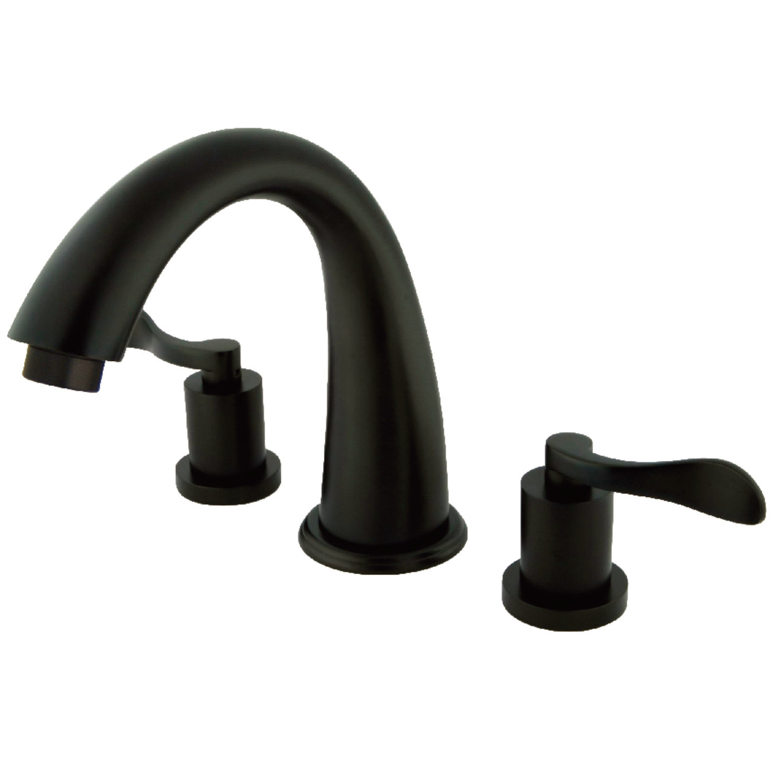 Kingston Brass Vintage Double Handle Deck Mounted Roman Tub Faucet Wayfair