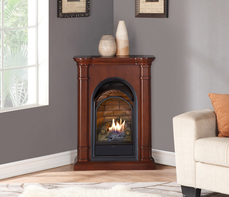 Duluth Forge Vent Free Freestanding Corner 37 H X 28 W Natural Gas