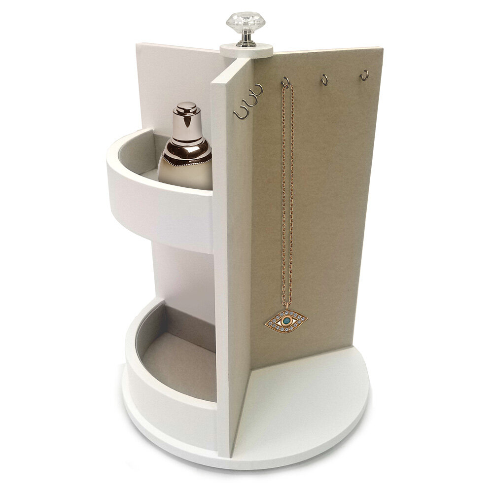High Power Electric Rotating Jewelry Display Stand Base Jewelry Organizer Holder 