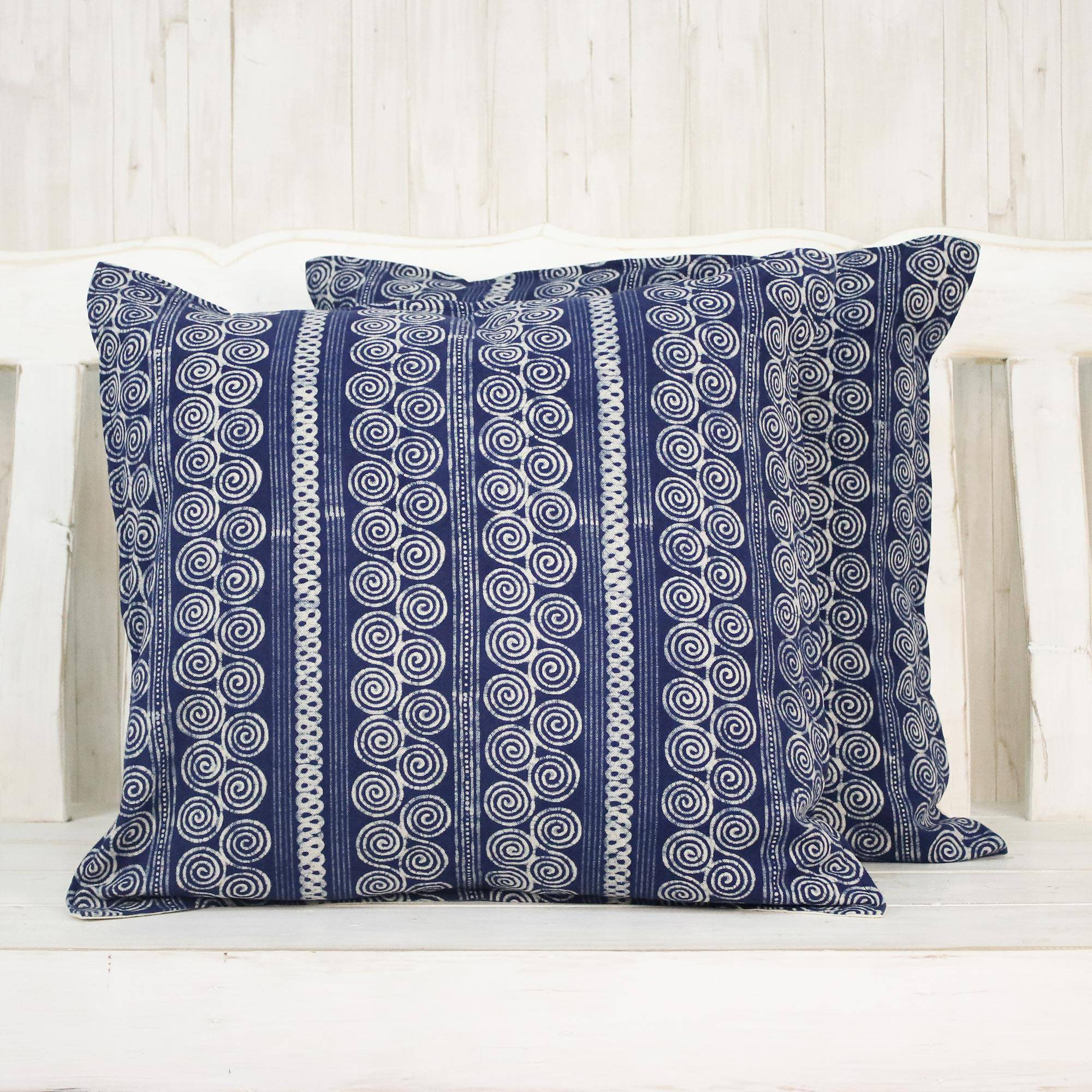 batik pillow covers