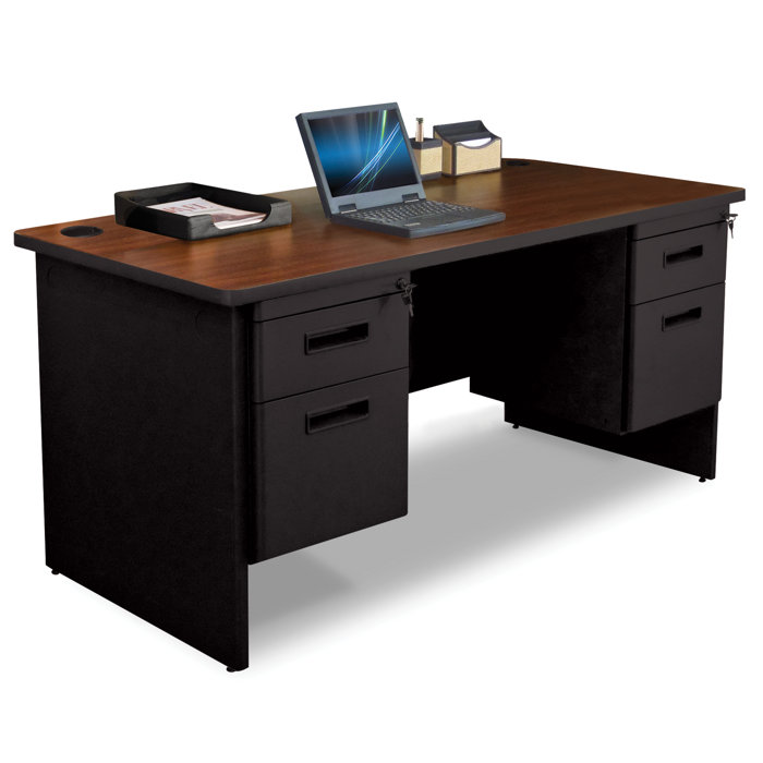 Marvel Office Furniture To Box File Double Pedestal Computer To Box File Double Pedestal Computer Desk
