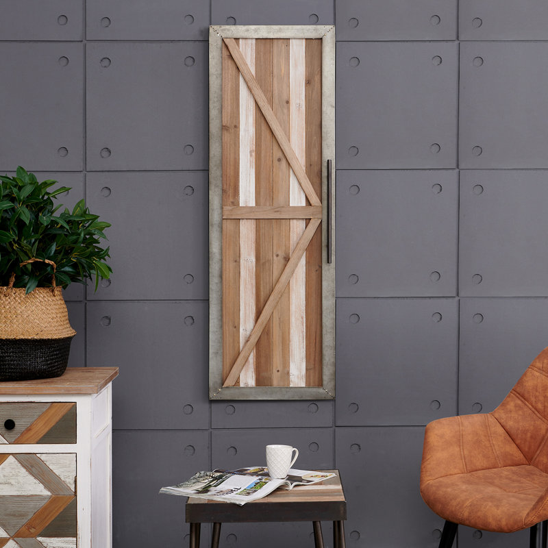 Gracie Oaks Barn Door Wall Decor Wayfair