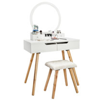 white dressing table wayfair