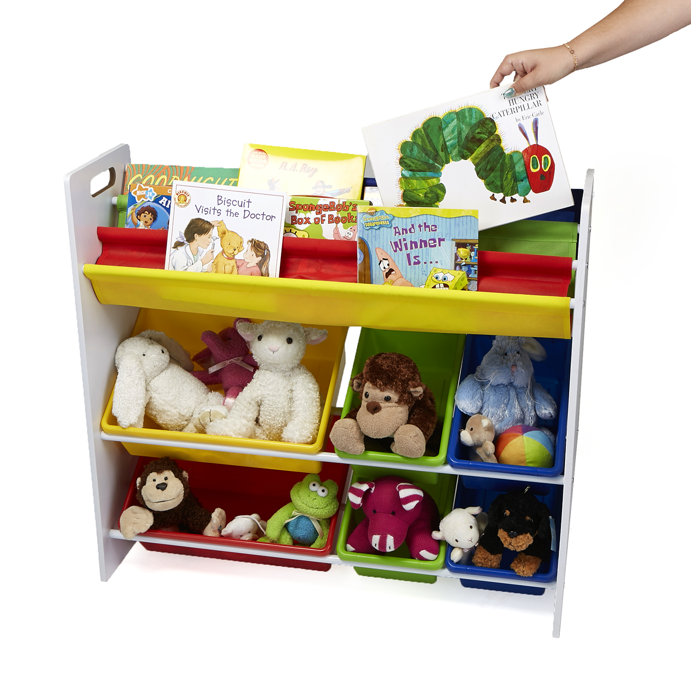 Mind Reader Sling Book Shelf And Toy Organizer Wayfair Ca Sling Book Shelf And Toy Organizer