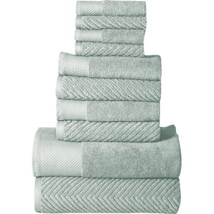 NEW SOHO Smoke Green Towels Soho Oversized Super Soft Ringspun Cotton Towels 
