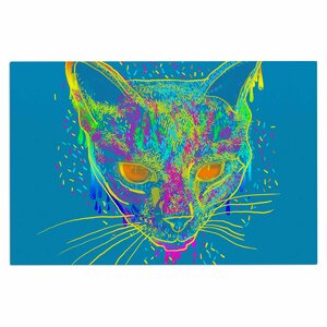 Frederic Levy-Hadida Candy Cat Rainbow Doormat