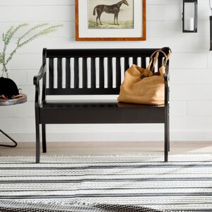 Elaine Wooden Storage Bench