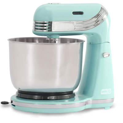 DASH Dash Everyday 6 Speed 2.5 Qt. Stand Mixer  Color: Pastel Blue