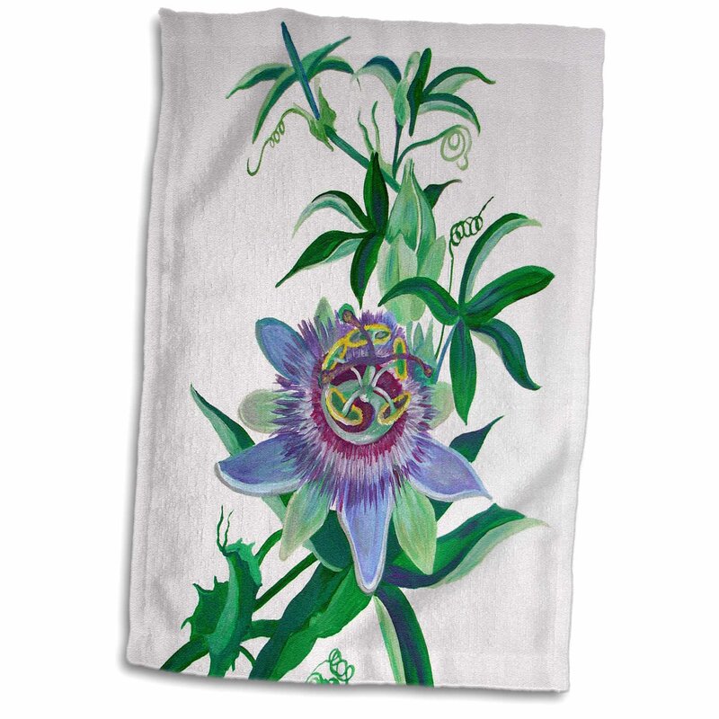 Symple Stuff Lechner Passion Flower Vine Nature Passiflora Easter Hand Towel Wayfair,Hydrangeas And Roses