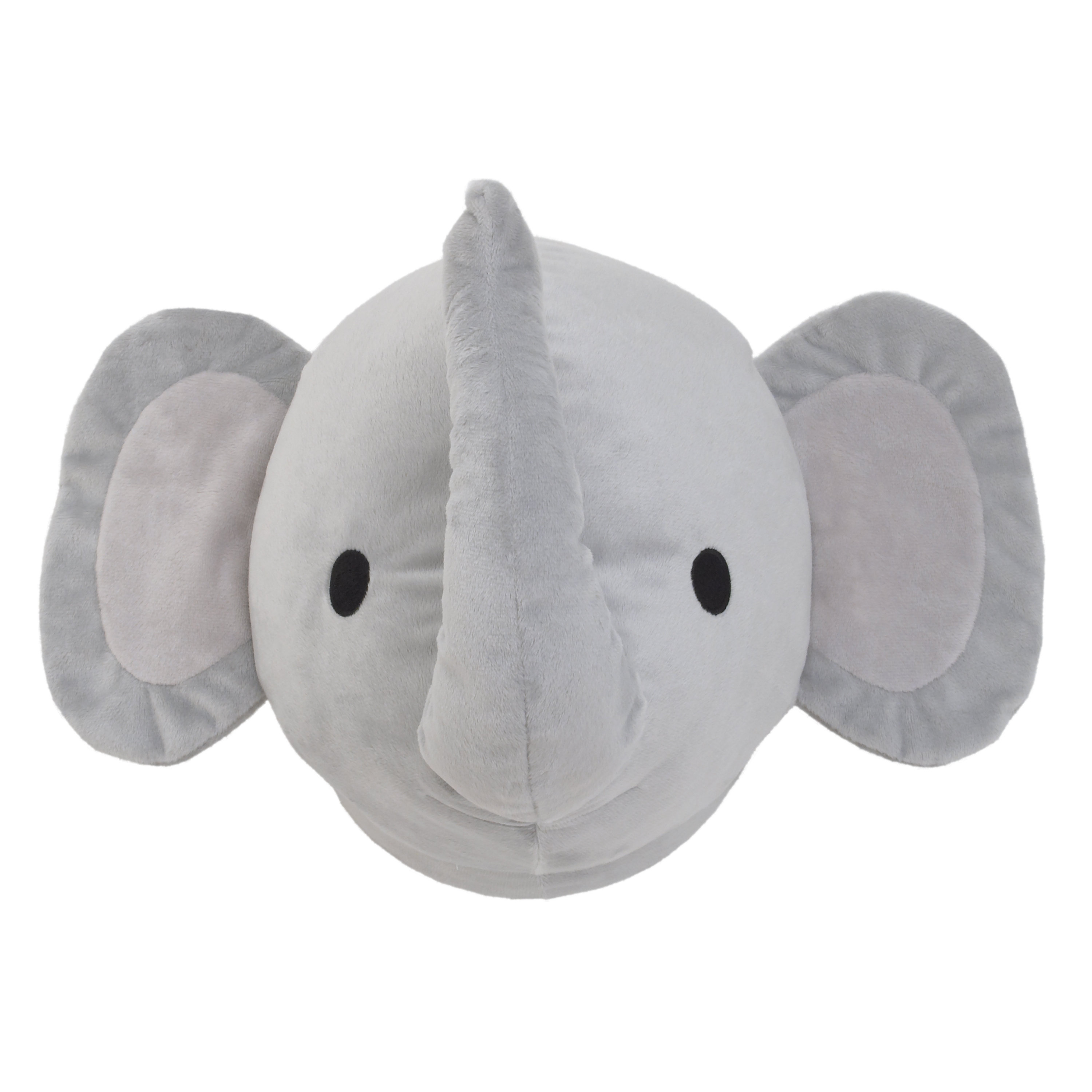 stuffed elephant wall mount