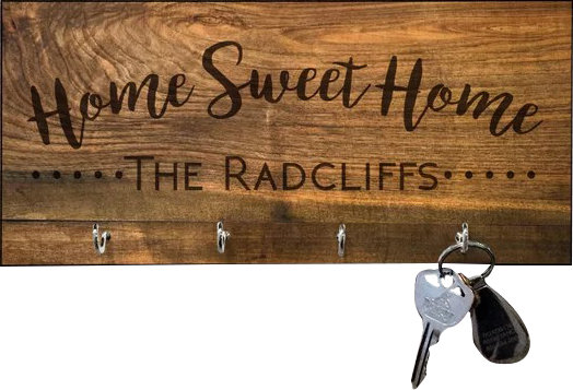 4 Wooden Shoes 11 X 5 X 0 63 Personalized Sweet Home Key Hook Reviews Wayfair