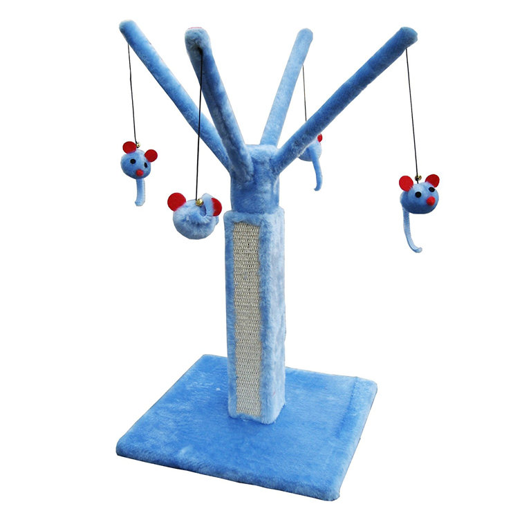 cat play tree with scratching post