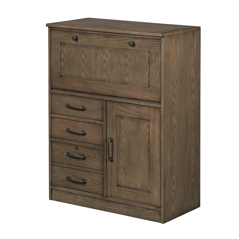 Charlton Home Gupton Armoire Desk Wayfair