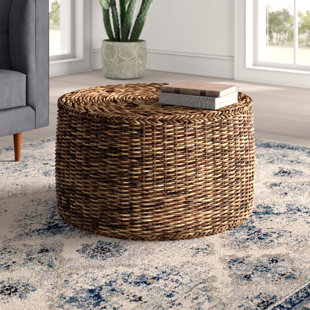 small rattan coffee table