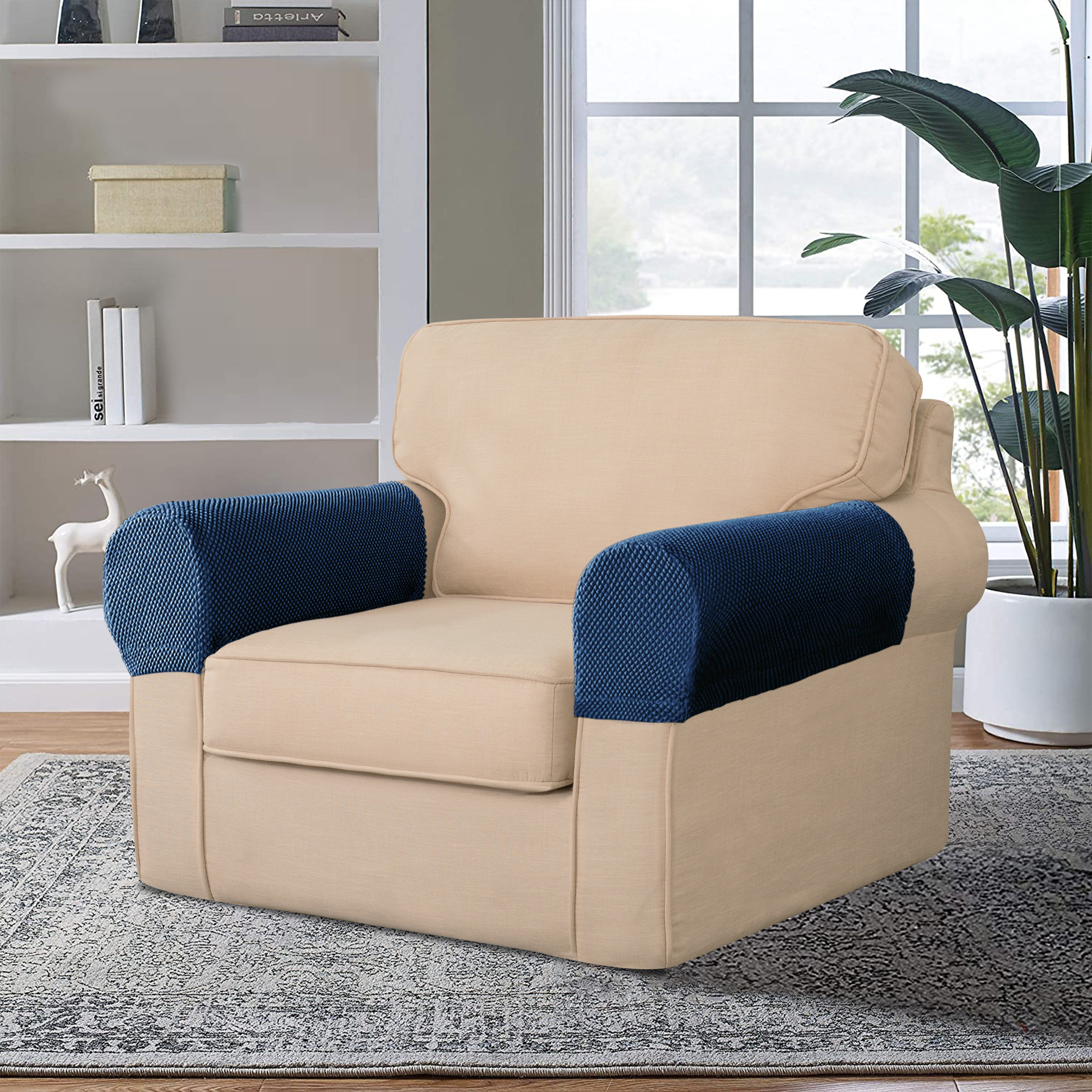 Symple Stuff Box Cushion Armchair Slipcover & Reviews Wayfair